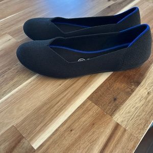 Rothy’s women’s black flats size 7 worn once